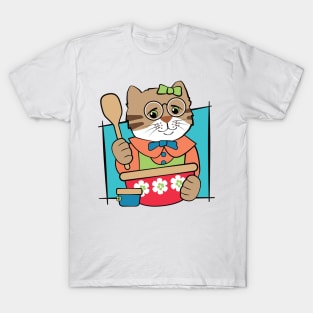 Cooking Cat T-Shirt